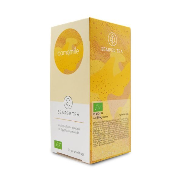 manzanilla camomila ecologica bio en bolsa piramide semper tea