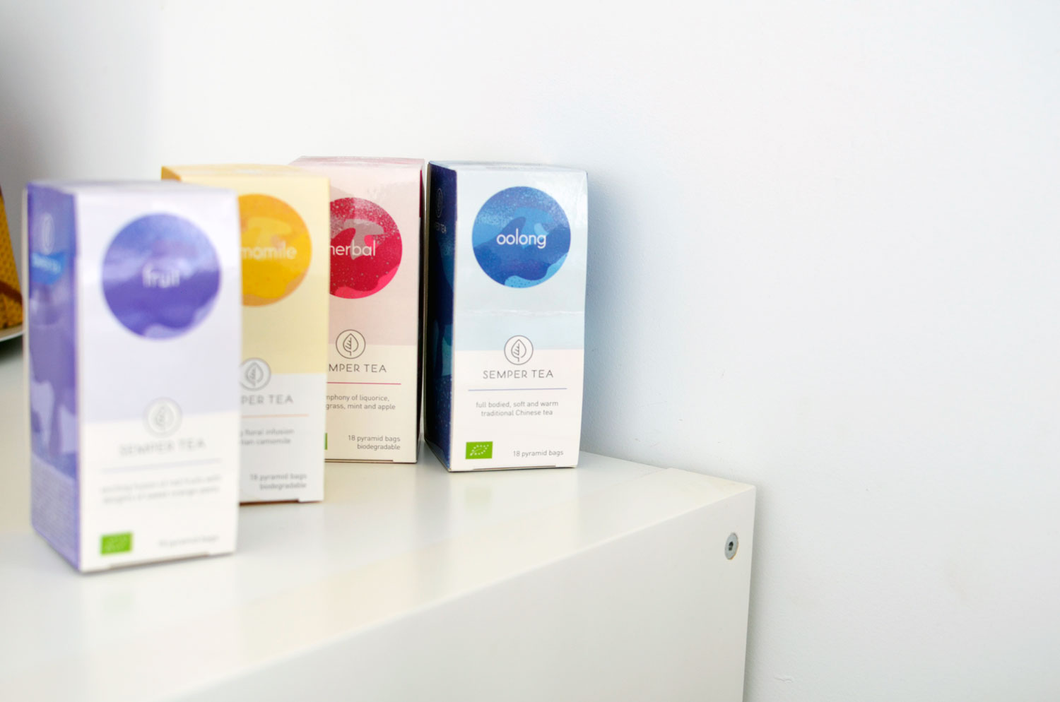 infusiones organicas en la tienda gourmet semper tea