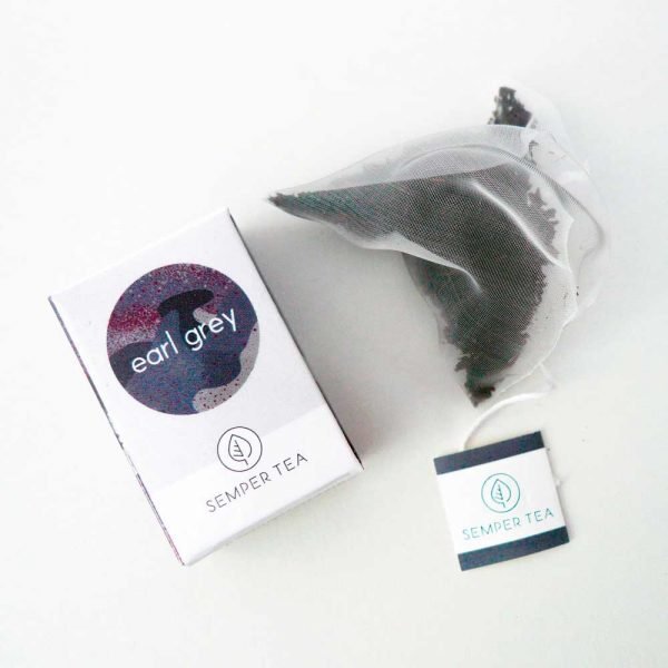 Earl Grey Pyramidentee | Biologisch abbaubares Material