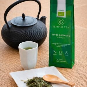 Té verde a granel orgánico Verde Poderoso Semper Tea