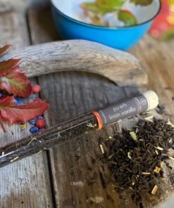 Alternative view of PU-ERH LEMON VANILLA organic tea I loose leaf tea in glass tube