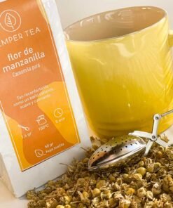 Infusión de manzanilla natural a granel en bolsa semper tea