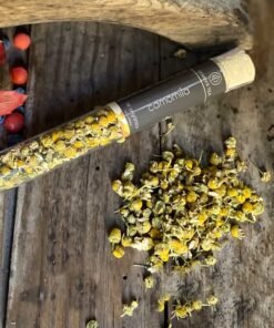 Kamille stilvolles format im glas als geschenk ideal semper tea