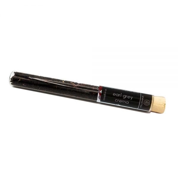 EARL GREY CREMA organic tea I loose leaf tea in glass tube
