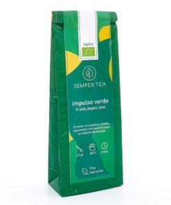 Té verde con jengibre y limón ecológico en bolsa Semper Tea