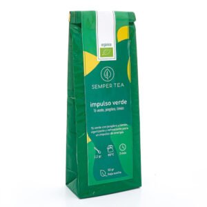 Té verde con jengibre y limón ecológico en bolsa Semper Tea