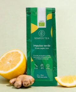 Té verde jengibre limón a granel ecológico Semper Tea