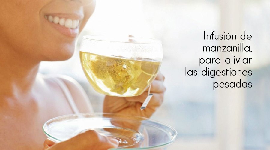 infusion de manzanilla para digestiones pesadas semper tea