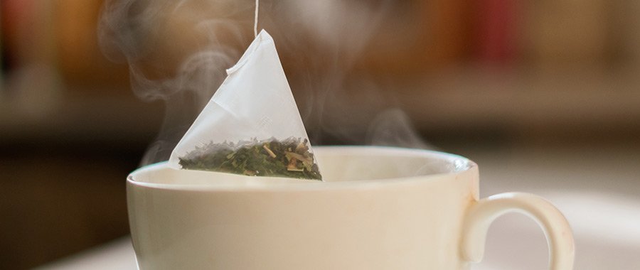bolsas de te sin plastico Etiquetas y hilo compostables semper tea ambar