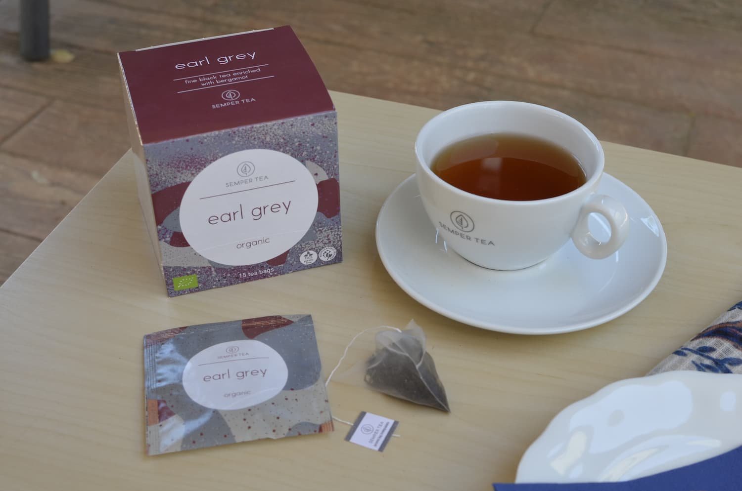 te negro con bergamota envase sin plastico semper tea