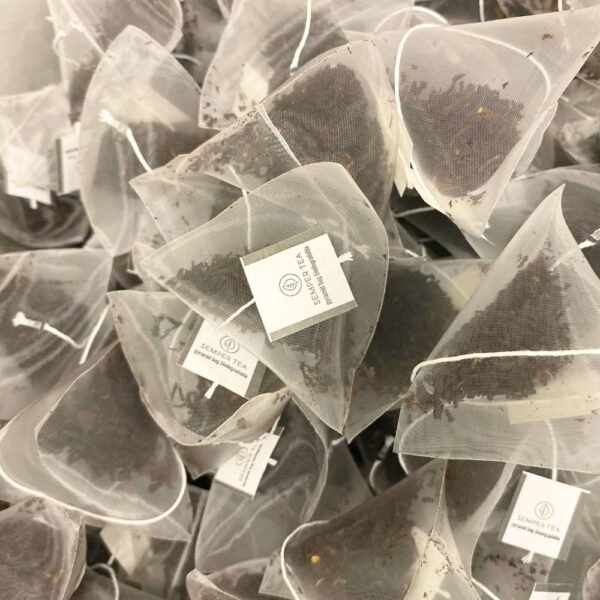 te en forma de piramide sin plastico biodegradable semper tea