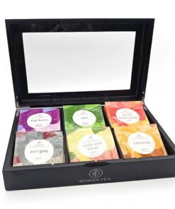 caja de te con 6 compartimentos semper tea