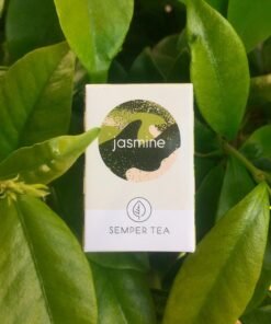 Té verde con jazmín en pirámides ecológicas