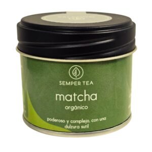 lata te matcha ecologico polvo semper tea