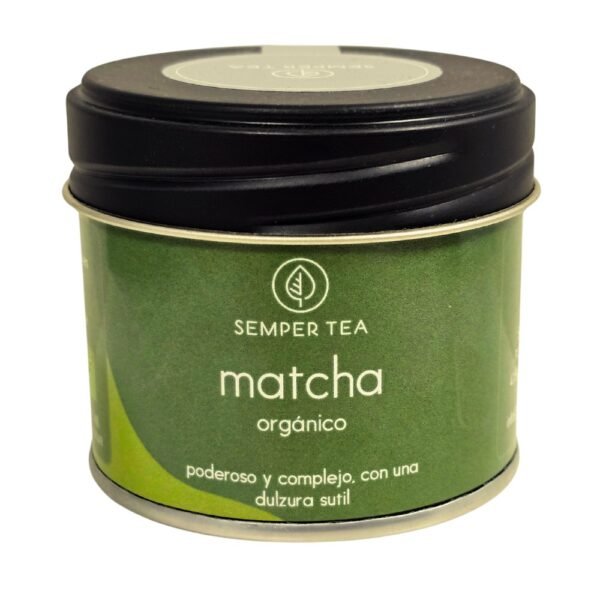 lata te matcha ecologico polvo semper tea