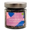 BODY & SOUL Bio Kräutertee im Glas mit Melisse, Lavendel, Lindenblüten und Minze von Semper Tea