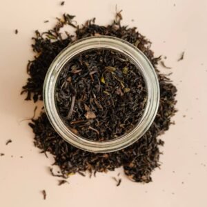 Servicio de té Darjeeling en taza