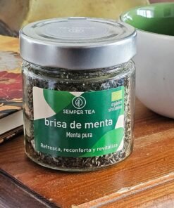 Organic Peppermint Loose Leaf in Reusable Jar – Semper Tea