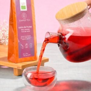 té de frutas BIO a granel con hibisco, escaramujo y fresa