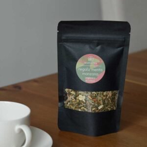 Tisane Sans Théine Réglisse Menthe Pomme | Mélange Digestif Bio