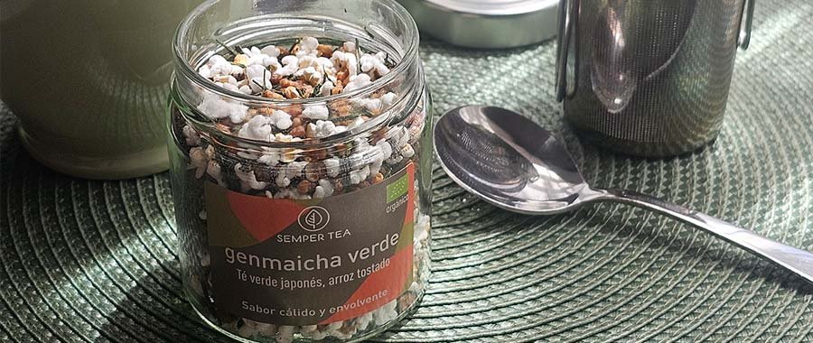 te verde genmaicha a granel semper tea
