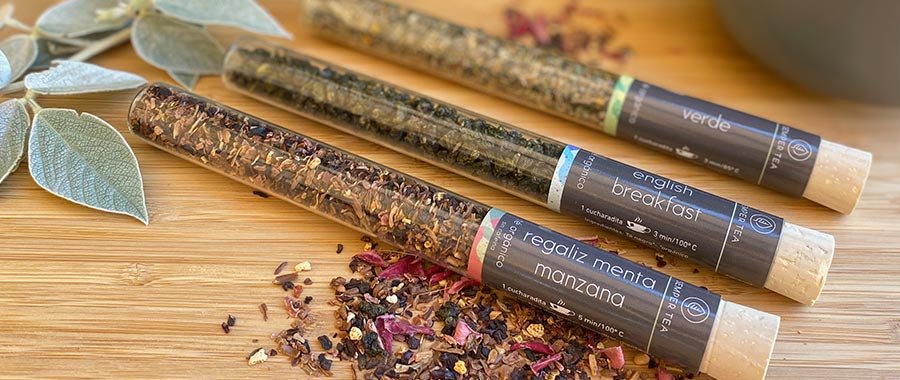 regalos de boda originales con tubos de te organico 