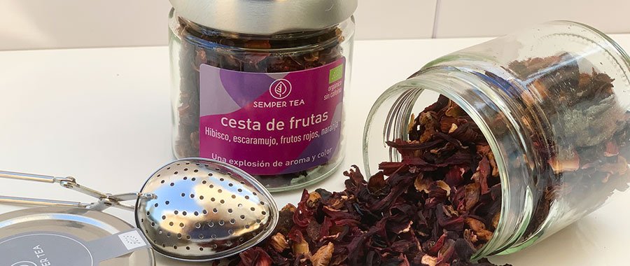 tes frutales a granel bio para infusiones frias caseras semper tea
