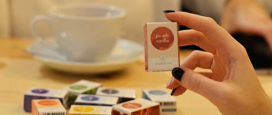 Diferentes líneas de tés e infusiones ecológicas para hostelería semper tea