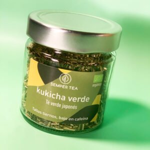 comprar kukicha en tienda: presentación premium en tarro reutilizable