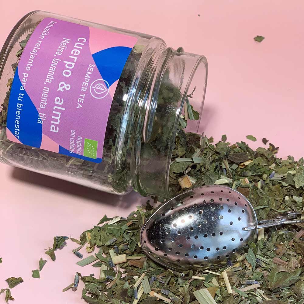 Infusión Cuerpo y Alma con melisa lavanda menta y tila Semper Tea
