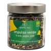 Té verde jengibre limón orgánico en tarro Crystal Semper Tea