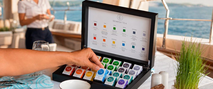 Aprovisionamiento de té para yates y catamaranes