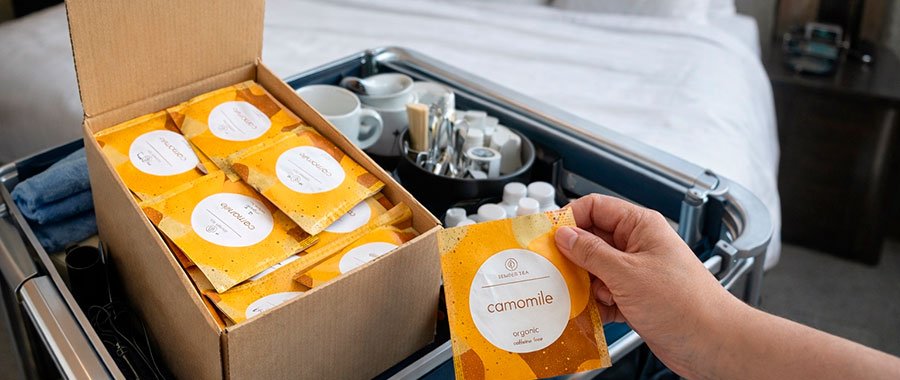 Ligne Ámbar de Semper Tea pour hôtels boutique 