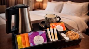 Premium Pyramidentee für Hotelzimmer Ámbar Linie