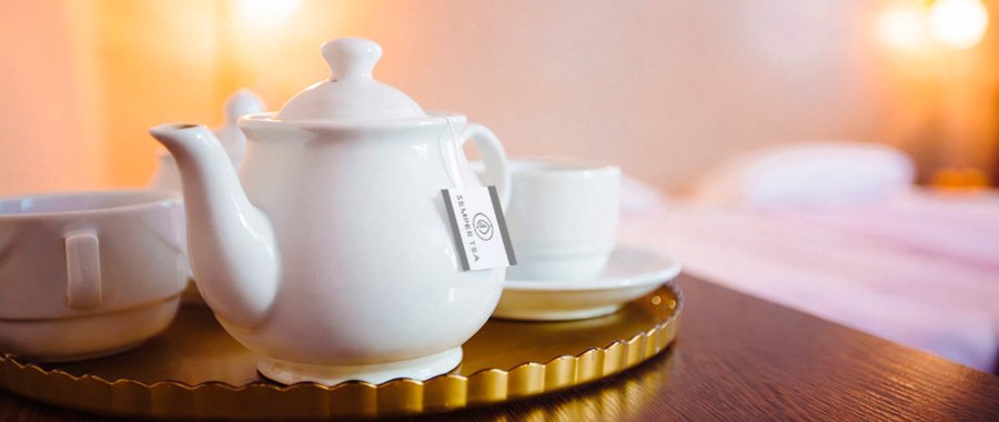 Service de thé en chambre | boutique-hôtel