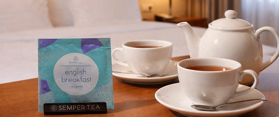 Té ecológico para habitaciones de hotel premium