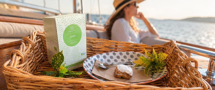 Té premium para barcos y yates con presentación elegante Semper Tea