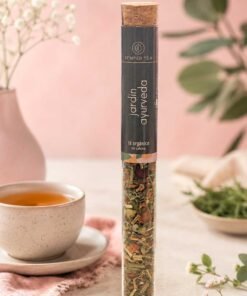 Infusion premium Jardín Ayurveda Tubo de cristal momentos de bienestar
