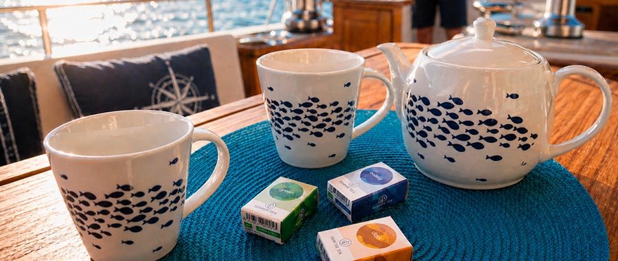 Premium-Tee-Proviantierung für Yachten und Yacht Catering