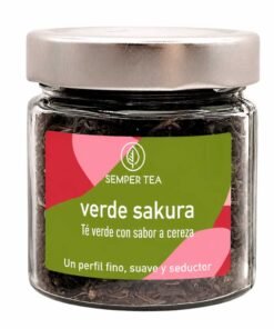Té verde Sakura con cereza para regalo gourmet