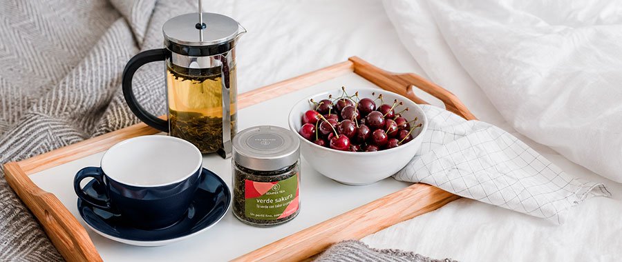 té verde Sakura japonés para disfrutar de momentos de relajación. Té verde Sakura para una pausa relajante con sabor japonés