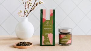 Verde Sakura té verde con cereza para momentos de calma