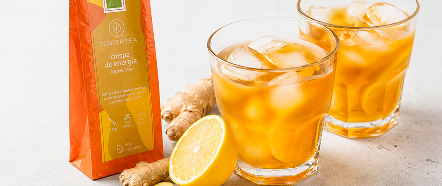 Ginger Lemon Cold Brew: jengibre y limón | Semper Tea Ginger Lemon Cold Brew de jengibre y limón | Semper Tea