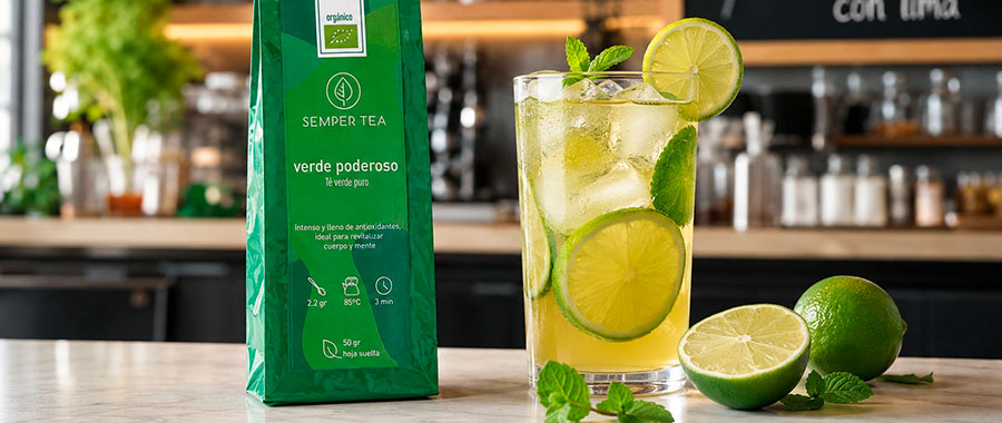 Green and Lime Cold Brew para carta profesional | Semper Tea Green Lime Cold Brew de Semper Tea para carta profesional de hostelería