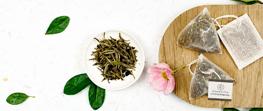 Tea Pyramids or Loose Leaf Tea for Cold Brew Semper Tea Tea pyramids and loose leaf tea for preparing Cold Brew Semper Tea