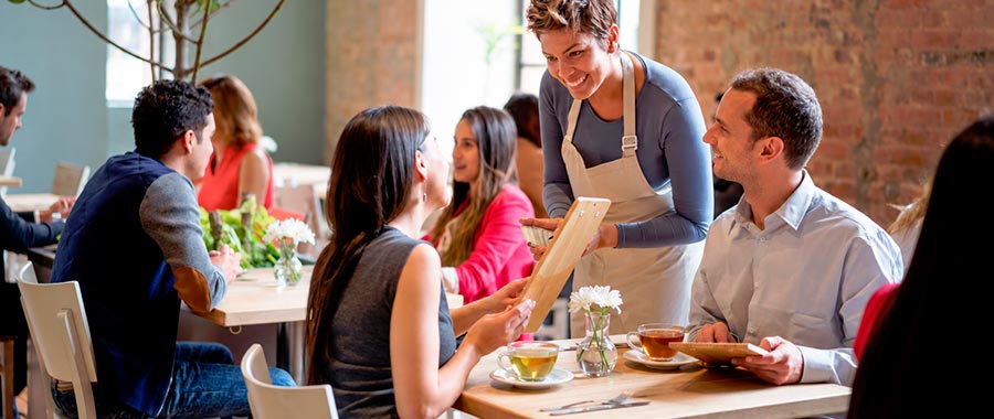 Thoughtful Tea Service for Cafés | Semper Tea Semper Tea served with a cup and teapot on a café table.